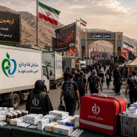 تامین پایدار دارو و تجهیزات پزشکی در مرز مهران و شلمچه