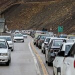 آخرین وضعیت ترافیکی جاده‌ها؛ چالوس و هراز زیر بار ترافیک سنگین