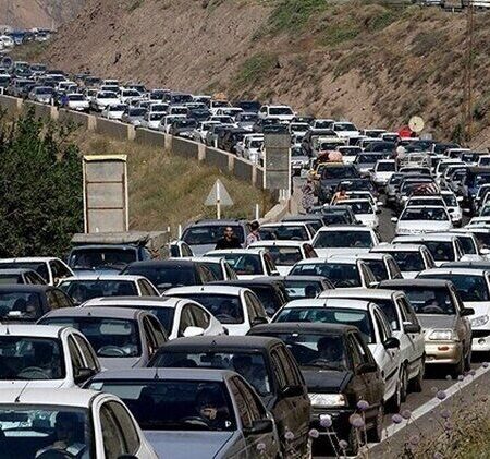 ترافیک سنگین در محورهای شمالی