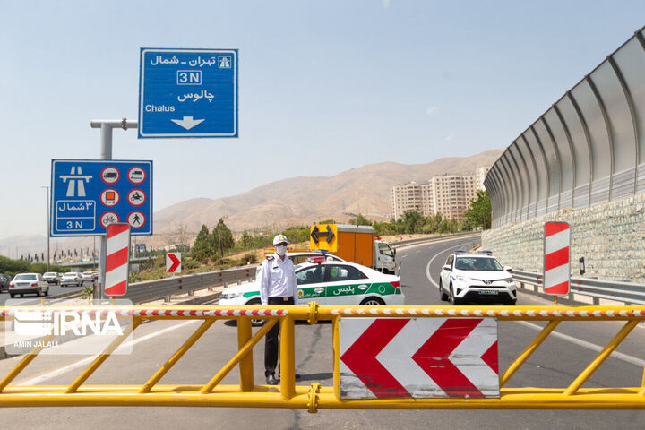 جاده چالوس از ۹ صبح جمعه یکطرفه می‌شود