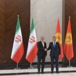 دیدار روسای جمهور ایران و قرقیزستان در حاشیه اجلاس سران شانگهای