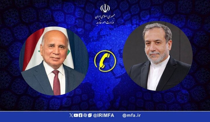 وزرای خارجه ایران و عراق گفتگو کردند