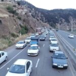 ترافیک ۱۰ کیلومتری در جاده رشت به قزوین| هر ۲ مسیر در اختیار خودروهای عازم تهران است
