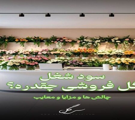 سود ودرآمد شغل گل‌فروشی و چالش ها و مزایا بازار گل