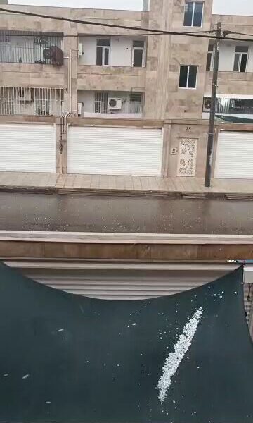 بارش تگرگ در اندیمشک و دزفول